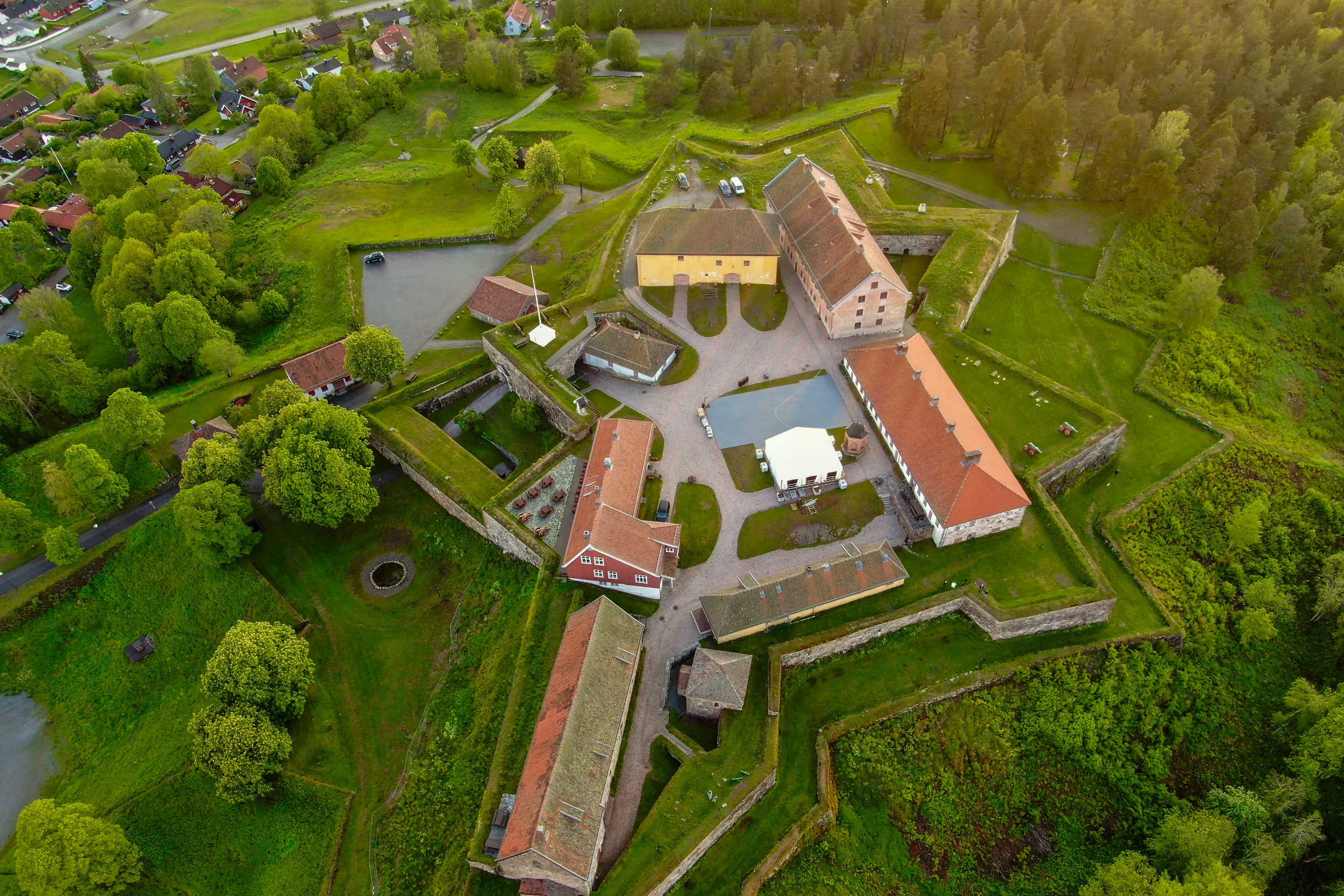 Oversiktsbilde av Kongsvinger festning