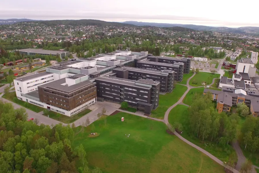 Oversiktsbildet Sykehuset på Nordbyhagen
